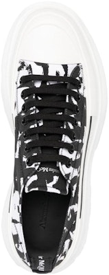 Alexander McQueen Tread Slick Sneakers 'Black White Cream' 705668W4TG59356 Shop Alexander McQueen Tread Slick Sneakers 'Black White Cream' 705668W4TG59356