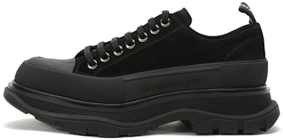 Alexander McQueen Tread Slick Sneakers 'Core Black' 627225WHBGU1081 Alexander McQueen Tread Slick Sneakers 'Core Black' 627225WHBGU1081