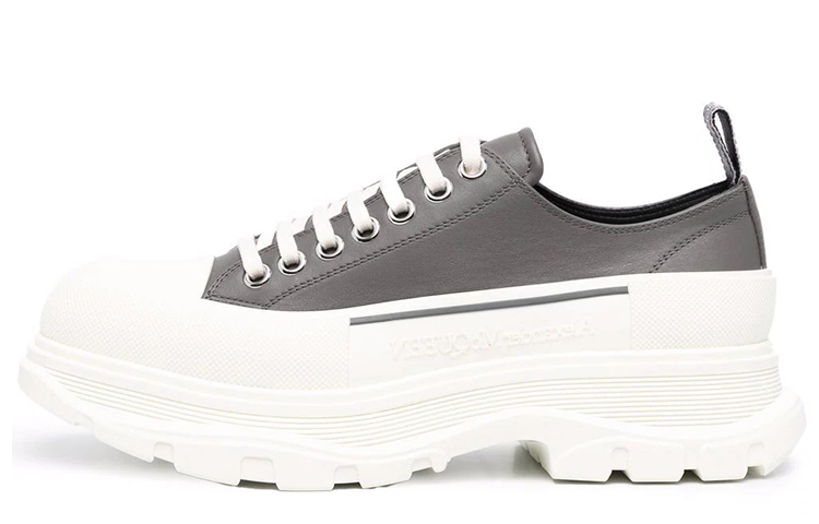 Alexander McQueen Tread Slick Sneakers 'Grey White' 627225WIAG63476
