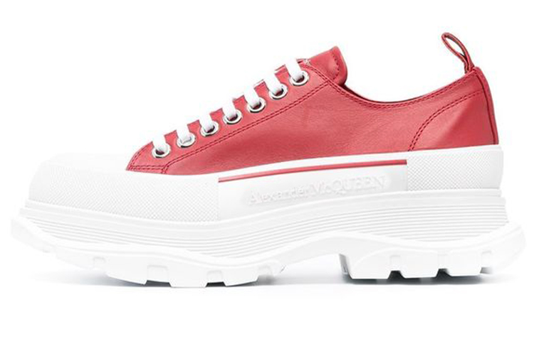 Alexander McQueen Tread Slick Sneakers 'Red White' 627225WHZ626593