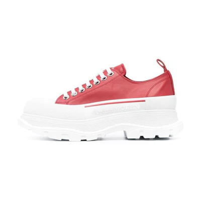 Alexander McQueen Tread Slick Sneakers 'Red White'