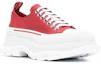 Lookbook Alexander McQueen Tread Slick Sneaker ''Rot Weiß'' 627225WHZ626593