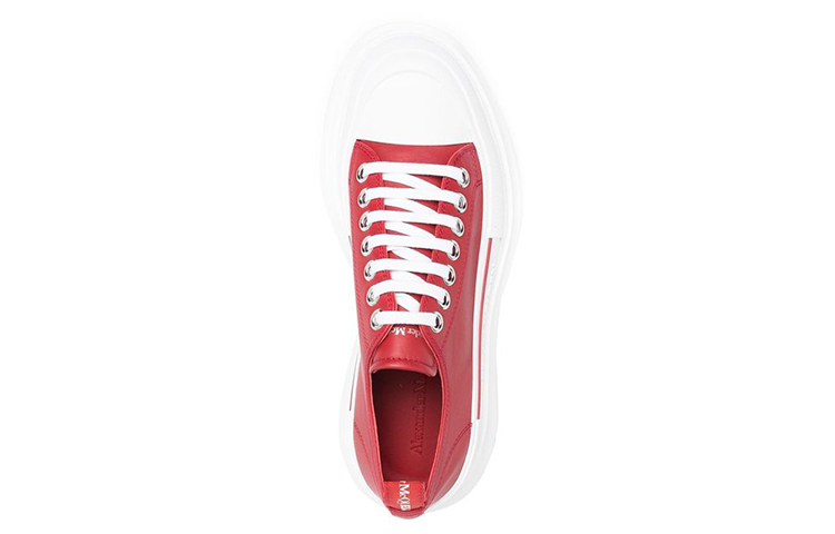 Alexander McQueen Tread Slick Sneakers 'Red White' 圖 5