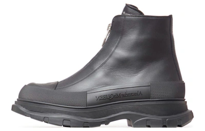 Alexander McQueen Tread Slick Zip Boots 'Black'