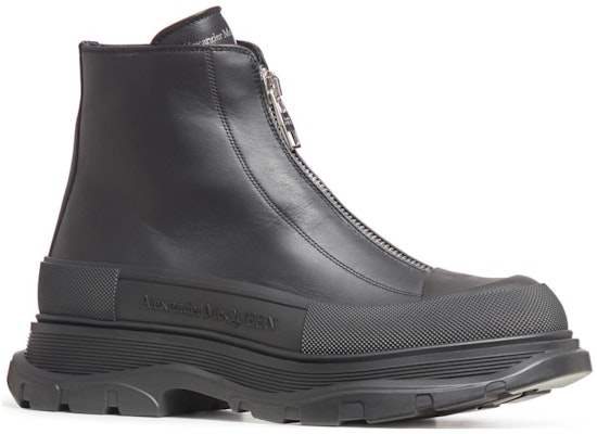亞歷山大麥昆 皮革 舒適休閒 短靴 男款 黑色 Order 亞歷山大麥昆 皮革 舒適休閒 短靴 男款 黑色