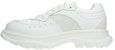 Alexander McQueen Tread Kasut Kulit Suede 'Putih' 627222WHRH59071