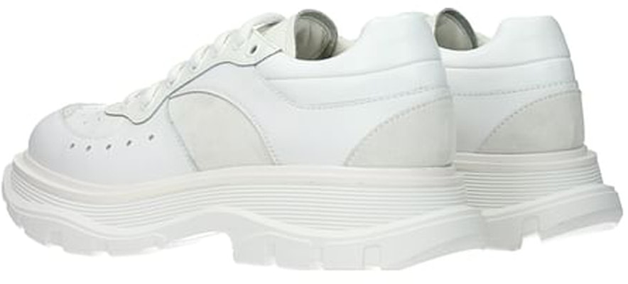 Alexander McQueen Tread Suede-panelled Leather Trainers 'White' 627222WHRH59071 Lookbook Alexander McQueen Tread Suede-panelled Leather Trainers 'White' 627222WHRH59071