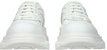Alexander McQueen Tread Kasut Kulit Suede 'Putih' 627222WHRH59071