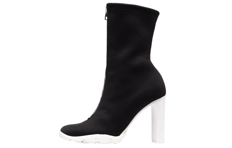 Alexander McQueen Tread Zip Boot 'Black White' 688310W4SQ11053