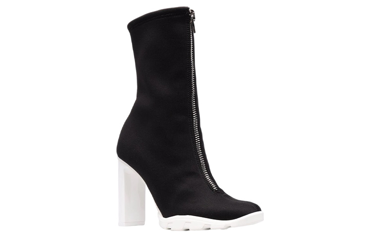 Order Alexander McQueen Tread Zip Boot 'Hitam Putih' 688310W4SQ11053