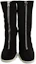 Shop Alexander McQueen Tread Zip Boot 'Hitam Putih' 688310W4SQ11053