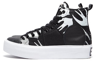 Alexander McQueen Unisex High-Top Casual Shoes Black 621913R26921006 Alexander McQueen Unisex High-Top Casual Shoes Black 621913R26921006