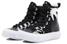 Order Alexander McQueen Sepatu High-Top Kasual Unisex Hitam 621913R26921006