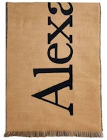 Alexander McQueen Warm Soft Wool Scarf Men’s Light Brown 7090114105Q9760 Alexander McQueen Warm Soft Wool Scarf Men’s Light Brown 7090114105Q9760