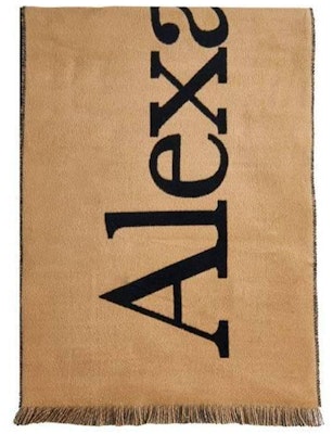 Alexander McQueen 男士輕棕色溫暖柔軟羊毛圍巾 7090114105Q9760 Buy Alexander McQueen 男士輕棕色溫暖柔軟羊毛圍巾 7090114105Q9760