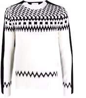 Alexander McQueen White Cashmere Knit Crewneck Sweater. 712778Q1XGB9061 Alexander McQueen White Cashmere Knit Crewneck Sweater. 712778Q1XGB9061