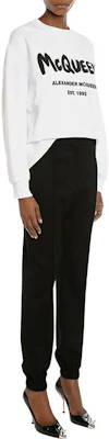 Alexander McQueen 白色字母數字印花休閒衛衣 659975-QZADI-0909 Details for Alexander McQueen 白色字母數字印花休閒衛衣 659975-QZADI-0909