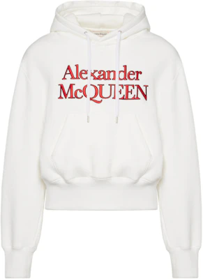 Alexander McQueen Sudadera Blanca Slim Fit con Estampado de Letras 794428-QXAA5-9000 Buy Alexander McQueen Sudadera Blanca Slim Fit con Estampado de Letras 794428-QXAA5-9000