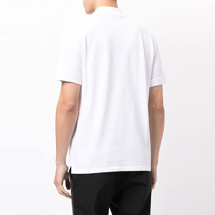 Shop アレキサンダー・マックイーン ホワイト スカル 刺繍入り ポロシャツ 622106-QRX33-9000