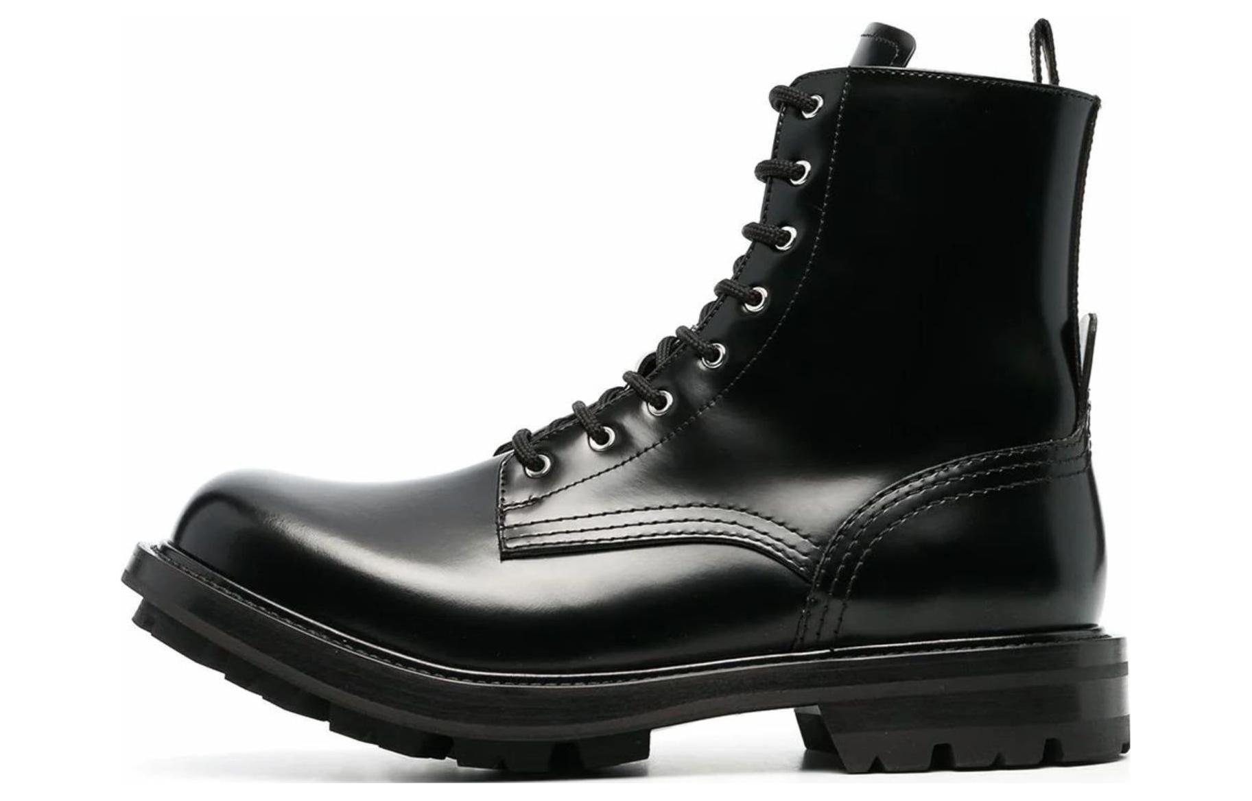 Buy Bota de Trabajo Alexander McQueen 'Negra' 651621-WHZ80-1000