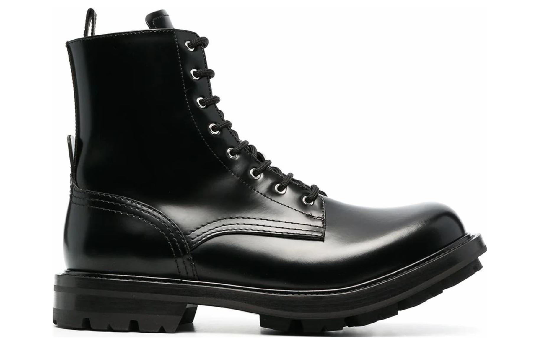 Order Bota de Trabajo Alexander McQueen 'Negra' 651621-WHZ80-1000