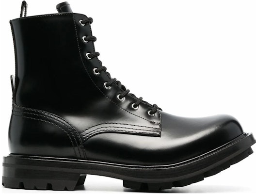 亞歷山大·麥昆 馬丁靴 亮黑 Order 亞歷山大·麥昆 馬丁靴 亮黑