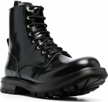亞歷山大·麥昆 馬丁靴 亮黑 Lookbook 亞歷山大·麥昆 馬丁靴 亮黑