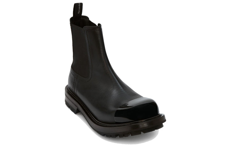 Lookbook Stivaletto Chelsea Alexander McQueen Worker ''Nero'' 667911-WHSZ4-1000