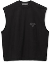 Alexander Wang Black Sleeveless Loose-Fit Crewneck Tank Top 6CC3231008-001 Alexander Wang Black Sleeveless Loose-Fit Crewneck Tank Top 6CC3231008-001