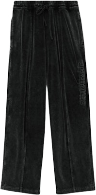 アレキサンダー ワン ブラック ベロア ロゴ 刺繍入り ニット ジョガーパンツ 6CC12440250-95A Order アレキサンダー ワン ブラック ベロア ロゴ 刺繍入り ニット ジョガーパンツ 6CC12440250-95A