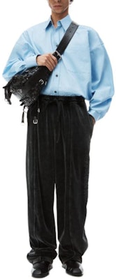 アレキサンダー ワン ブラック ベロア ロゴ 刺繍入り ニット ジョガーパンツ 6CC12440250-95A Lookbook アレキサンダー ワン ブラック ベロア ロゴ 刺繍入り ニット ジョガーパンツ 6CC12440250-95A