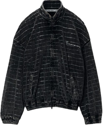 Alexander Wang Jaket Lengan Panjang Zip Bertekstur Buaya dalam Warna Lada. 6CC3242042095A Order Alexander Wang Jaket Lengan Panjang Zip Bertekstur Buaya dalam Warna Lada. 6CC3242042095A