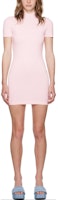 Alexander Wang Minimalist High-neck Slim Short Dress Pink 4KC3246050-684 Alexander Wang Minimalist High-neck Slim Short Dress Pink 4KC3246050-684