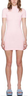 Alexander Wang Vestido Corto Slim Minimalista de Cuello Alto Rosa 4KC3246050-684 Buy Alexander Wang Vestido Corto Slim Minimalista de Cuello Alto Rosa 4KC3246050-684