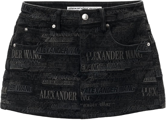 Alexander Wang Skirt Denim Hitam Slim Fit Minimalis. 1WC3245375-011 Buy Alexander Wang Skirt Denim Hitam Slim Fit Minimalis. 1WC3245375-011