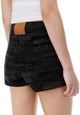 Alexander Wang Skirt Denim Hitam Slim Fit Minimalis. 1WC3245375-011 Details for Alexander Wang Skirt Denim Hitam Slim Fit Minimalis. 1WC3245375-011