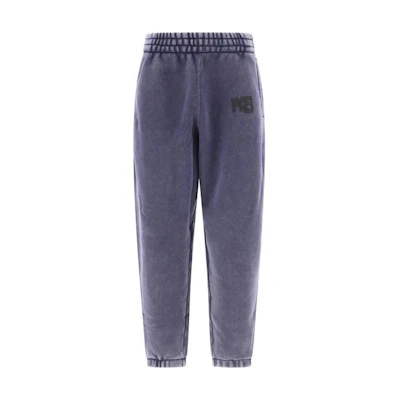 Alexander Wang Relaxed Fit Elastic Waist Pants in Light Black Color. 4CC3244403424A