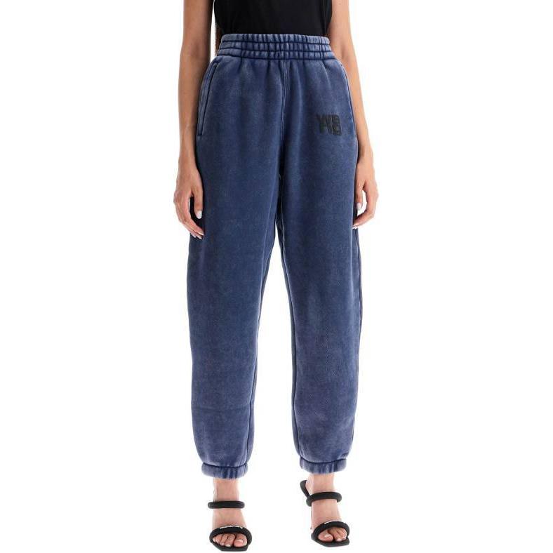 Shop アレキサンダーワン リラックスフィット エラスティックウエストパンツ ライトブラック 4CC3244403424A