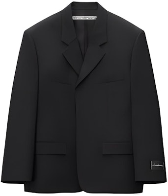 Alexander Wang Blazer Suelto de Manga Larga y Cuello en V Color Sólido 6WC3232010-001 Buy Alexander Wang Blazer Suelto de Manga Larga y Cuello en V Color Sólido 6WC3232010-001