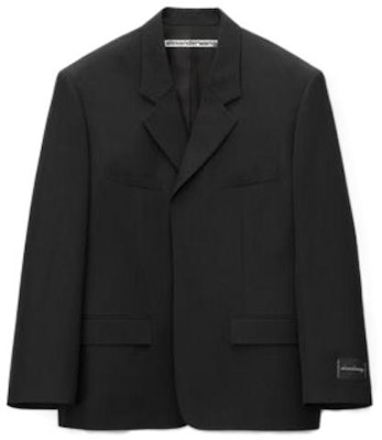 Alexander Wang Blazer Suelto de Manga Larga y Cuello en V Color Sólido 6WC3232010-001 Order Alexander Wang Blazer Suelto de Manga Larga y Cuello en V Color Sólido 6WC3232010-001