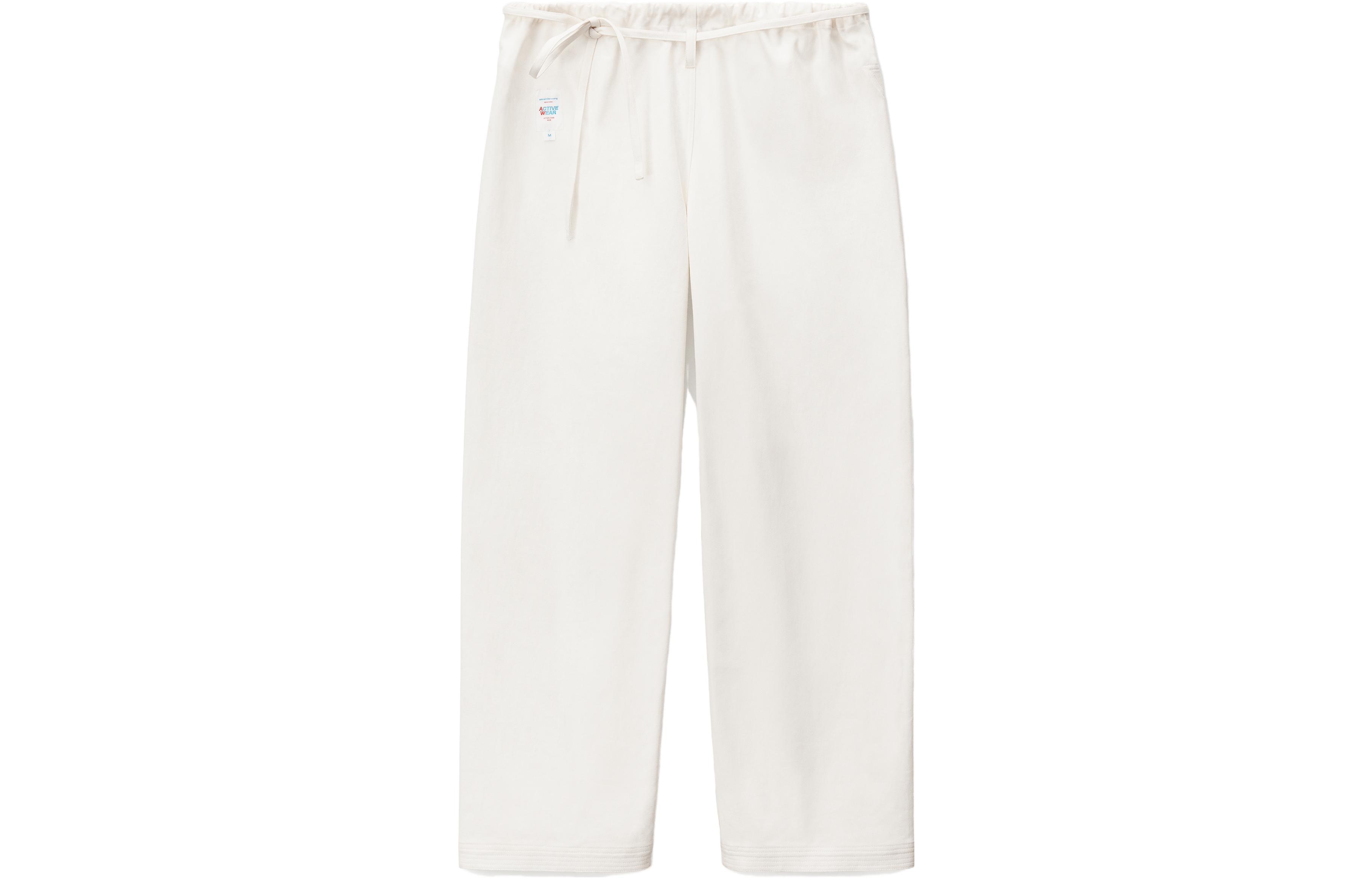 Order Alexander Wang  White Solid Color Loose Fit Casual Pants 6WC3234022-100