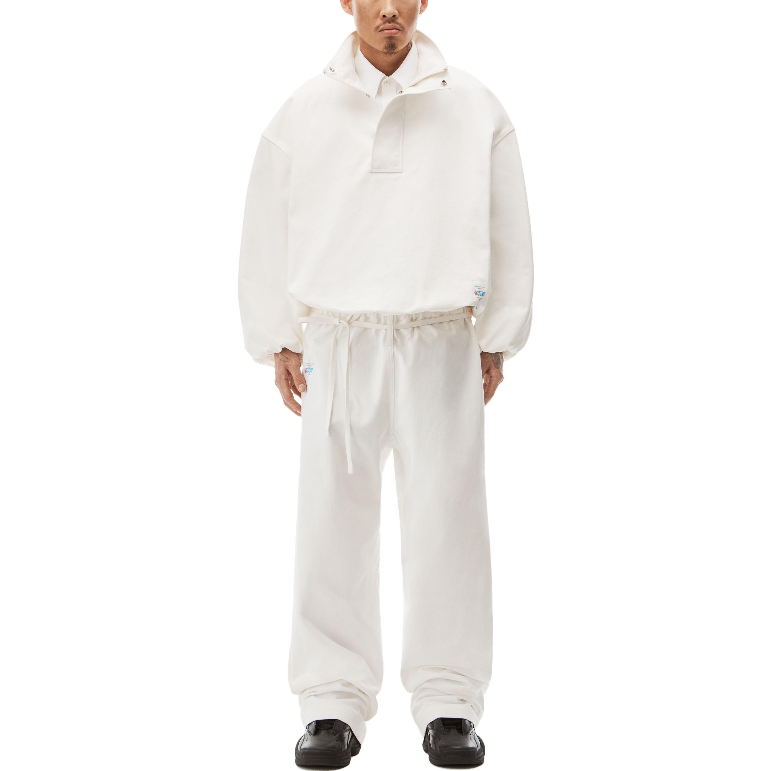 Lookbook Alexander Wang  White Solid Color Loose Fit Casual Pants 6WC3234022-100