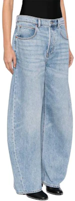 Alexander Wang Wide-Leg Denim Jeans with Belt Loops Blue. 4DC2244264-486 Purchase Alexander Wang Wide-Leg Denim Jeans with Belt Loops Blue. 4DC2244264-486