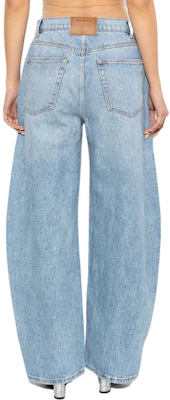Alexander Wang Wide-Leg Denim Jeans with Belt Loops Blue. 4DC2244264-486 Details for Alexander Wang Wide-Leg Denim Jeans with Belt Loops Blue. 4DC2244264-486
