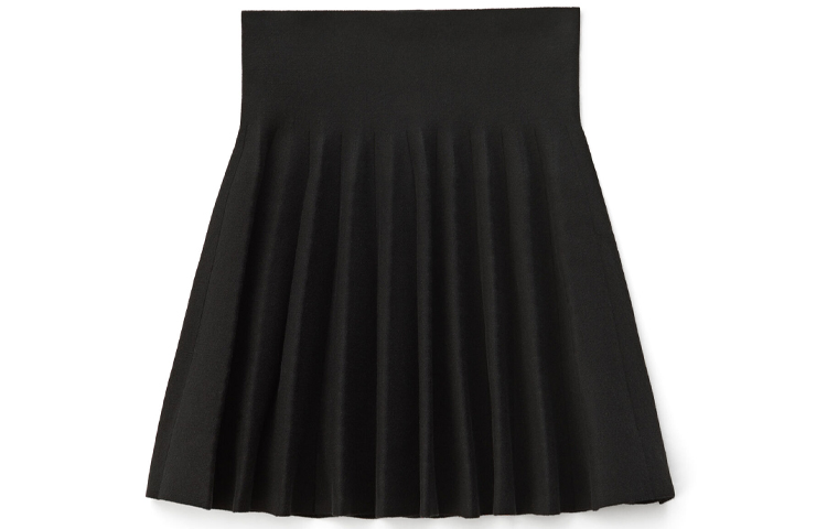 Alexander Wang A-line Mini Pleated Casual Skirt Black 1KC1205036-001