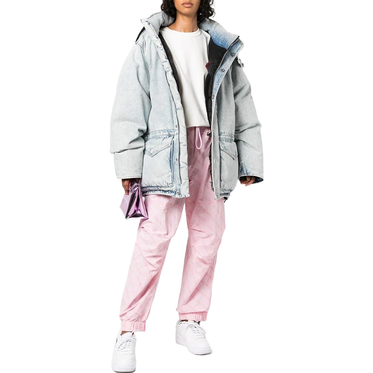 Lookbook Alexander Wang Bleached Denim Effect Loose-Fit Long Sleeve Jacket Unisex. UDC4222243-270