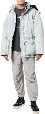 Alexander Wang Bleached Denim Effect Loose-Fit Long Sleeve Jacket Unisex. UDC4222243-270 Shop Alexander Wang Bleached Denim Effect Loose-Fit Long Sleeve Jacket Unisex. UDC4222243-270