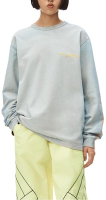 亚历山大王蓝色男女同款长袖纯色针织T恤 UCC2221509-411 Lookbook 亚历山大王蓝色男女同款长袖纯色针织T恤 UCC2221509-411