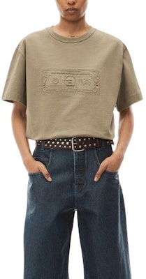 亞歷山大王印花短袖T恤 男女款 卡其色 Dollar圖案 限量版 UCC3231638-136 Lookbook 亞歷山大王印花短袖T恤 男女款 卡其色 Dollar圖案 限量版 UCC3231638-136