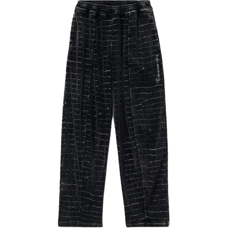 Alexander Wang Croc-Embossed Mid-Rise Pepper Casual Pants for Men. 6CC3244057095A